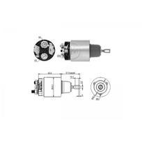 Starterio solenoido jungiklis ERA ZM2475