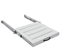 Ištraukiama lentyna komutacinėms spintoms RAC-UP-X30-A1, 35 cm, šviesiai pilka