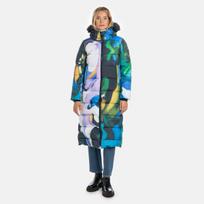 Huppa Moteriškas žieminis paltas GUDRUN, blue pattern