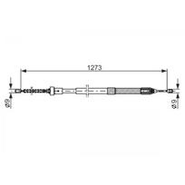 Trosas, stovėjimo stabdys BOSCH 1 987 482 308