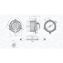 Salono ventiliatorius MAGNETI MARELLI 069412742010