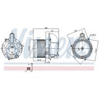 Salono ventiliatorius NISSENS 87523
