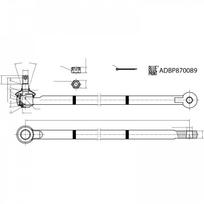Centrinės traukės mazgas BLUE PRINT ADBP870089