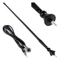 Universalus automobilinis antena AMIO Rubber 34cm 5mm adapter ANT02
