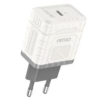 Sieninis įkroviklis AMIO 240V 30W USB-C QC