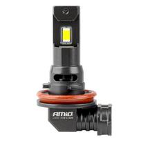 LED lemputė AMIO 04721 F25 PRO BLACK H8 H9 H11 H16 68W 12V 24V