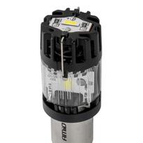 LED lemputė AMIO 04689 LumiTec BAY15D P21/5W 12V white