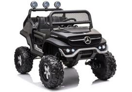Vaikiškas elektrinis visureigis Mercedes Unimog S, juodas
