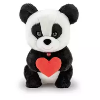 Trudi Pliušinis žaislas - panda su širdele, 17 cm
