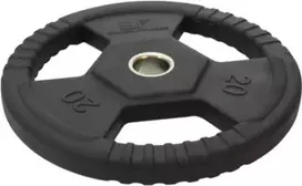 Gumuotas svoris su rankenomis Bauer Fitness Premium 20kg (50mm)