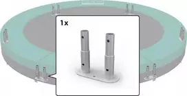 Berg Įžeminimo kojos batutui InGround Talent 180 (6 ft) ir 240 (8 ft)