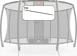 Berg Apsauginio tinklo stovo vamzdžių rinkinys Grand Safety Net Deluxe 520