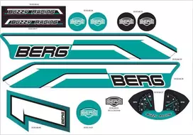 Berg Buzzy - Sticker set Racing
