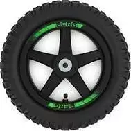 Berg Wheel juodas 12.5x2.25-8 All Terrain, (Choppy Neo)