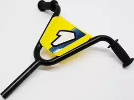 Berg Buzzy - Steering juodas incl. spoiler Geltona
