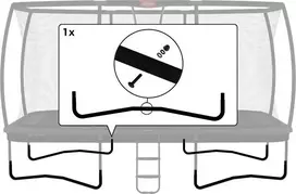 Berg "Ultim Pro Bouncer" - W-leg 5x5 (L+R, su tvirtinimo elementais)