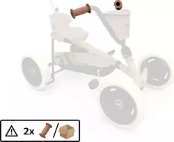 Berg Hand grip d22x90mm ruda (2x)