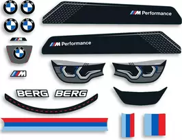 Berg Reppy lipdukų rinkinys BMW