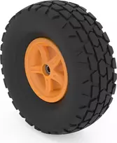 Berg Wheel 5-spoke oranžinis 460/165-8 all terrain