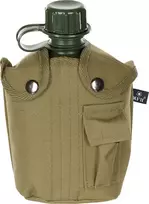 Plastikinė gertuvė su dėklu MFH, Coyote Tan, 1l