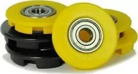 Berg Buddy - Wheel cover 12mm yellow (4x) + juodas (2x)