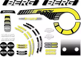 Berg Buddy 2.0 – lipdukų rinkinys Cross