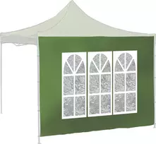 Cattara Šoninės sienelės pavėsinei WINDOW 2x3 m 420D žalios vandeniui atsparios