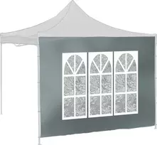 Cattara Šoninės sienelės vakarėlių palapinei WINDOW 2x3m 420D pilka WATERPROOF