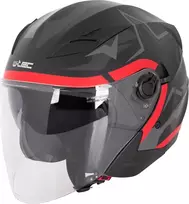 Atviro tipo šalmas W-TEC Barcela Vermella