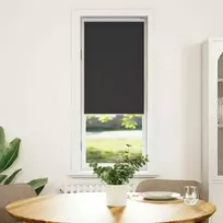 Roletas Blackout Juoda 40x175 cm Audinio plotis 35,7 cm