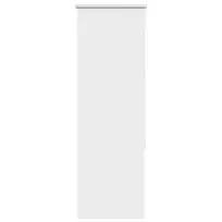 Naktinis roletas baltos spalvos 40x130 cm audinio plotis 35,7cm