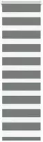 Zebra žaliuzės tamsiai pilka 40x100 cm audinio plotis 35,9 cm