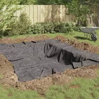Tvenkinio vilna 1 x 10 m Poliesteris ir Medvilnė Pilka