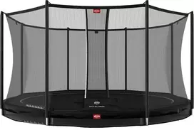 BERG Favorit InGround 430 Juodas + apsauginis tinklas Comfort