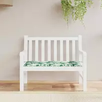 Kėdės pagalvėlė Oksfordo audinys Lapų raštas 100 x 50 x 3 cm