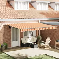 Ištraukiama markizė Geltona ir Oranžinė 450 × 300 cm