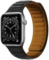 Dėklas Hurtel Dirželis magnetinė apyrankė Apple Watch 41 mm - juoda