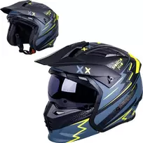 Atverčiamas motociklo šalmas W-TEC Badalone Graphic