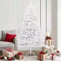 Dirbtinė Kalėdų eglutė Balta 180 cm PVC ir metalas