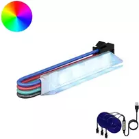 LED juosta 2 vnt. Juoda ir daugiaspalvė Varis ir plastikas