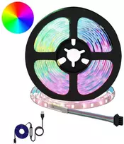 LED juosta 2 vnt. Juoda ir permatoma Varis ir plastikas