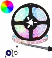 LED juosta 2 vnt. Juoda ir permatoma Varis ir plastikas