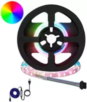 LED juosta 2 vnt. Juoda ir permatoma Varis ir plastikas