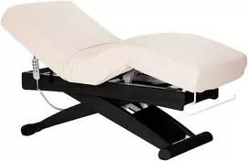 Activeshop Kosmetologinis SPA gultas Sillon Siesta cream and juodas