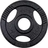 Ketaus olimpinis svorio diskas inSPORTline Hamerton Juodas 2,5kg, 50 mm