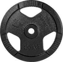 Ketaus svorio diskas inSPORTline Hamerton Juodas 20 kg, 30 mm