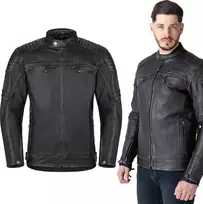 Odinė motociklininko striukė W-TEC Mungelli EVO