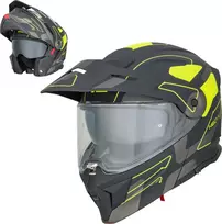Atverčiamas motociklininko šalmas 3 viename W-TEC Neovu Graphic