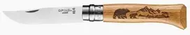 Opinel peilis 8 nerūdijančio plieno ąžuolo Animal serijos - lokys