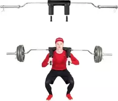 Olimpinė saugaus pritūpimo štanga inSPORTline Squabar 239,3 cm / 50 mm, 25,5kg, iki 317 kg, su užraktais